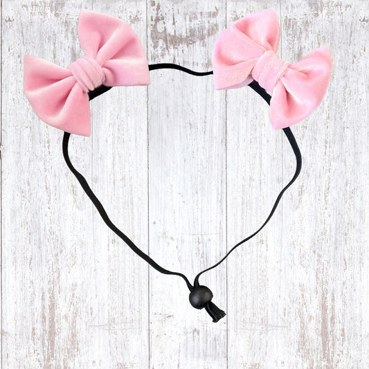 Rose - Velvet Double Bow