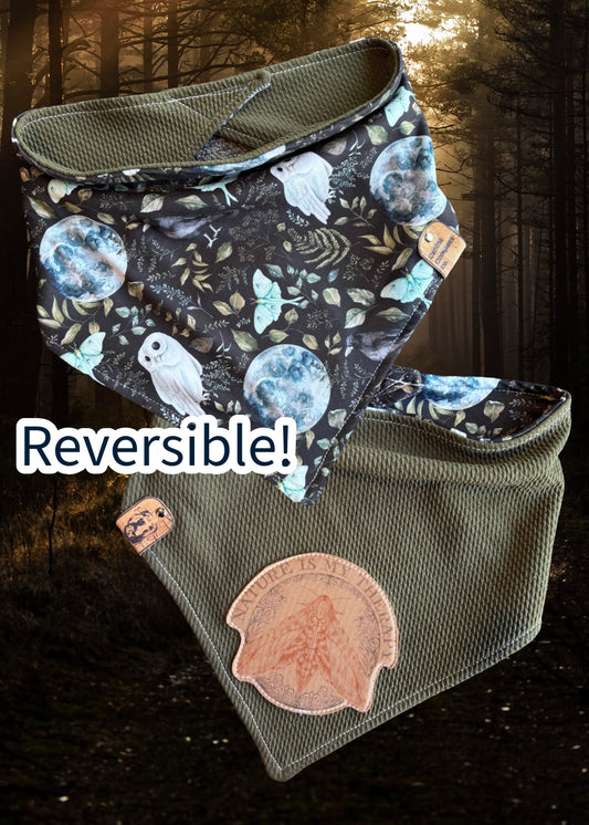 Nature is my therapy - Canine Compass Co - Reversible Dog Bandana