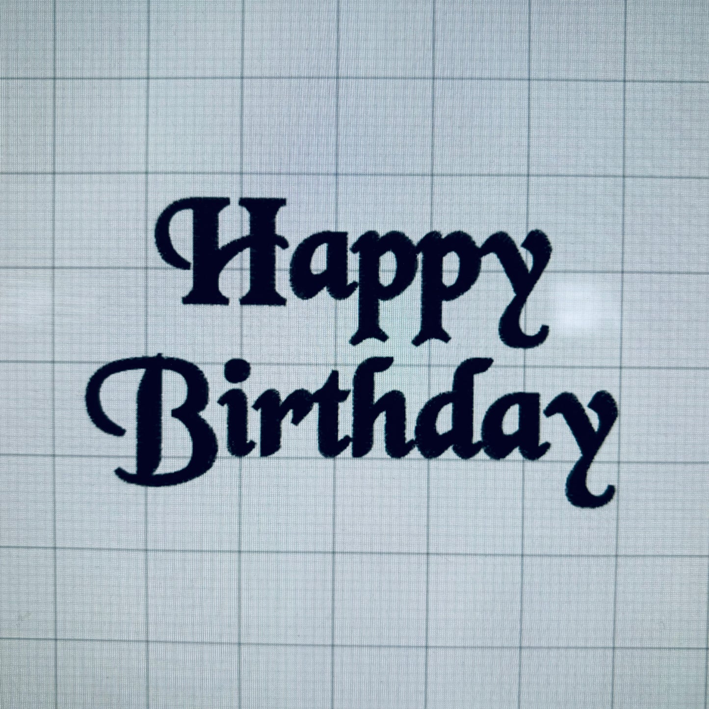 Embroidered Birthday Crown Saying