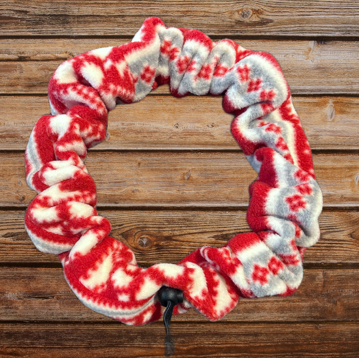 Fairisle Dog Neck Scrunchie