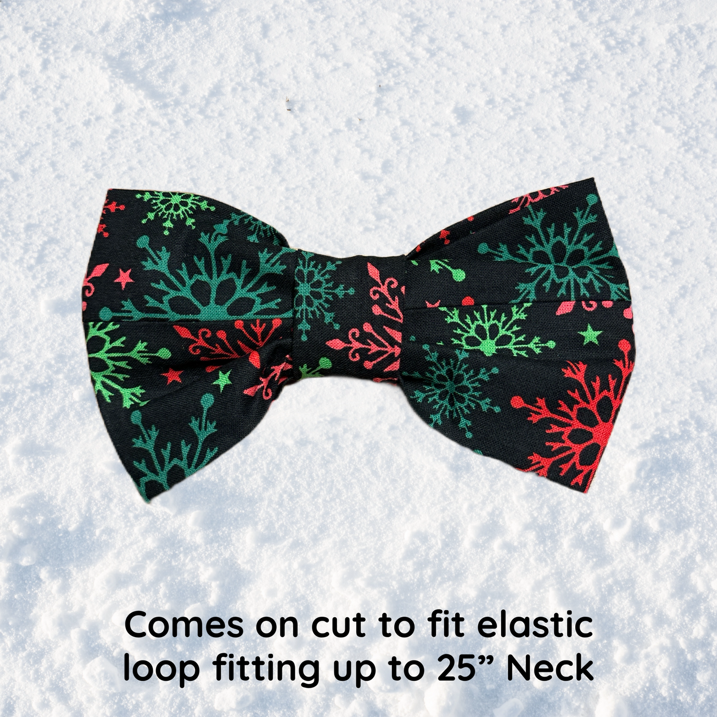Black Friday - 6” bow on elastic loop