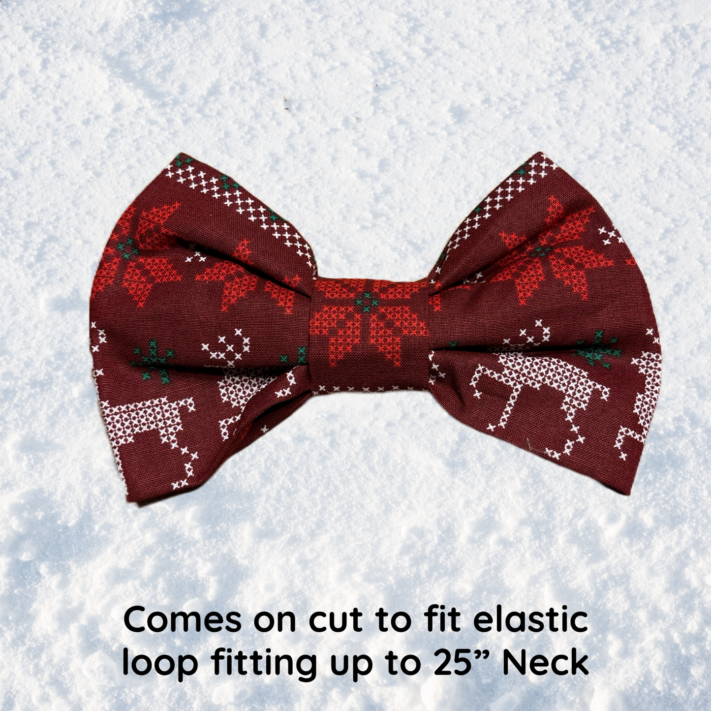 Black Friday - 6” bow on elastic loop