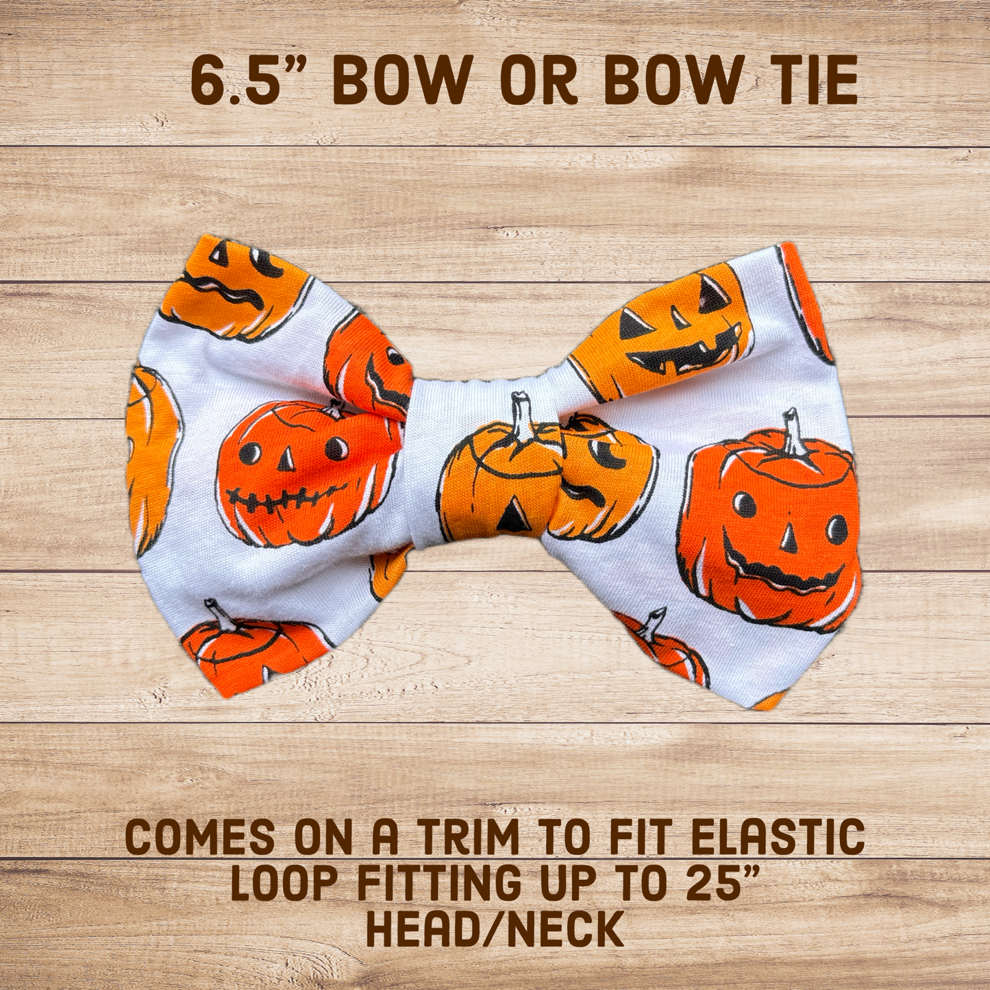 Black Friday - 6.5” bow on elastic loop