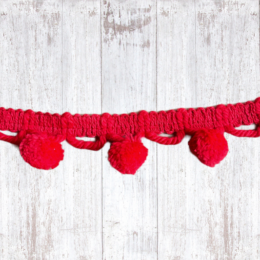 1” Red Pom Pom