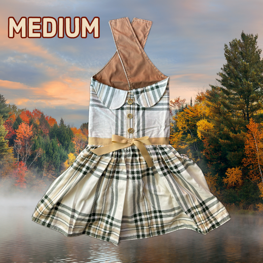 Fade to fall - Flannel Dog Dress
