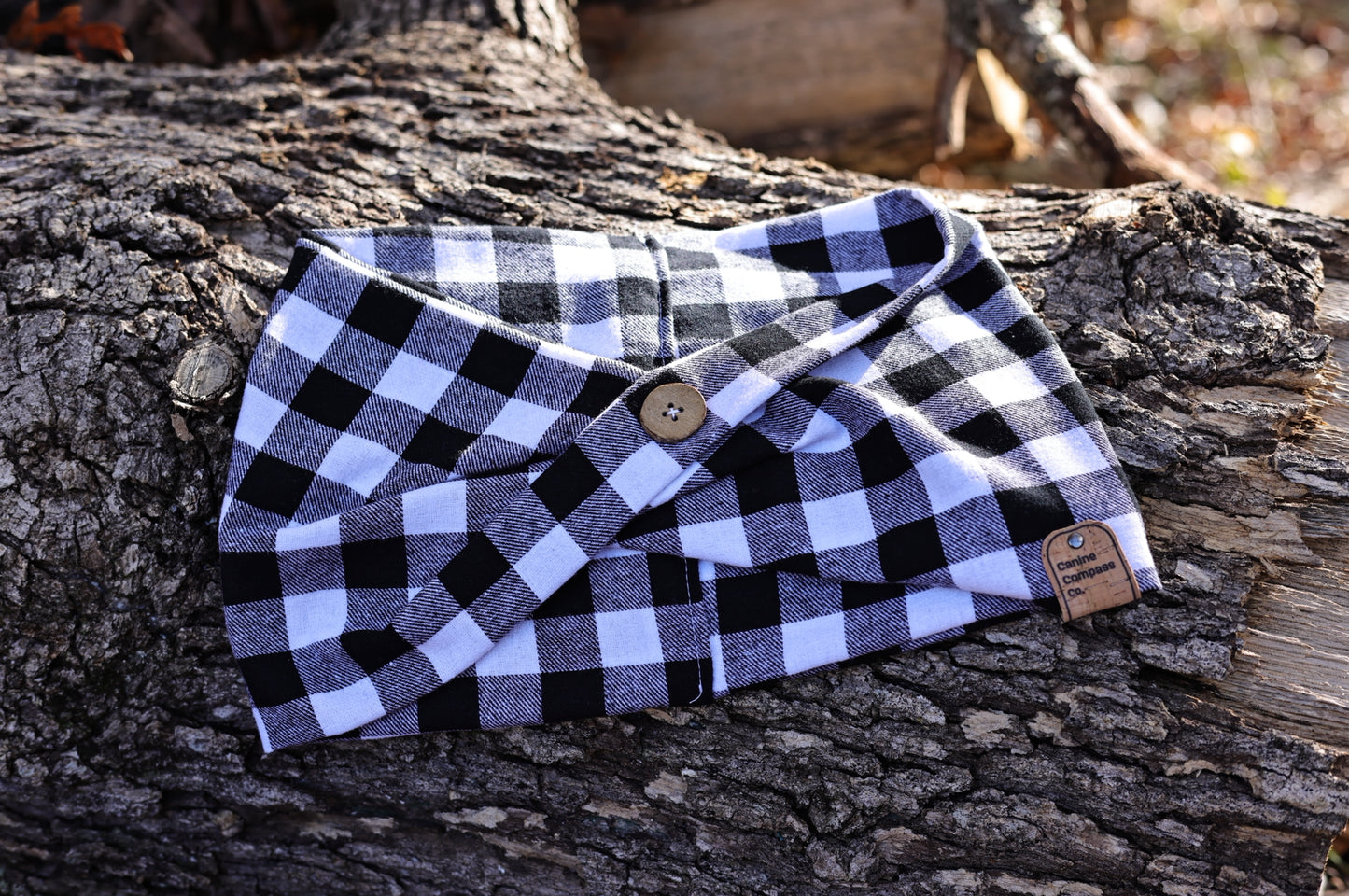 Snowstorm - Flannel Minimalist Wrap - Canine Compass Co