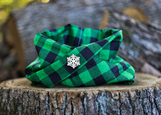 Evergreen Forest - Flannel Minimalist Wrap - Canine Compass Co