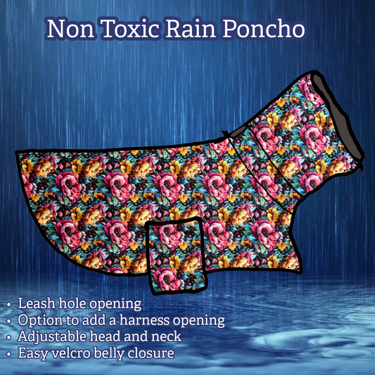 Rainy day bouquet - Non Toxic Rain Dog Poncho