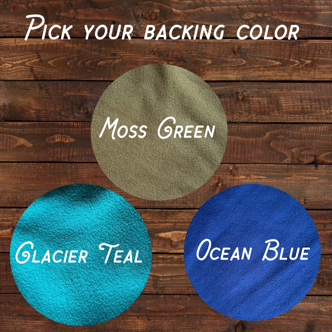 National Park Post Card - Double Layer Blanket - 60"x60"