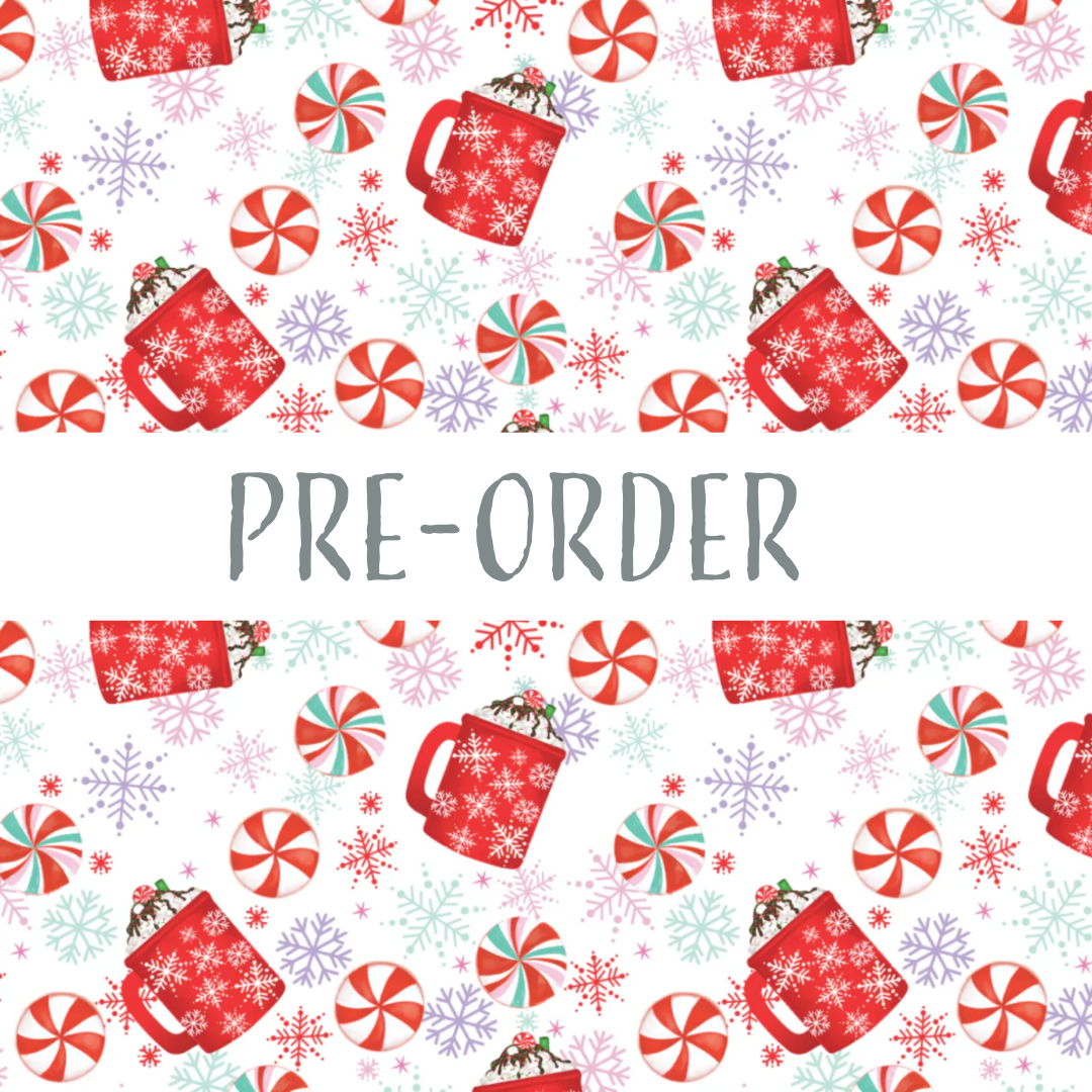 Peppermint Cocoa - Christmas Bandana Pre-Order