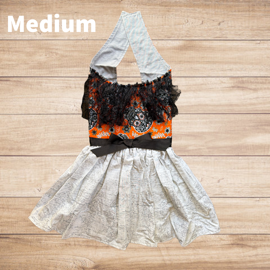 Sugarskull - Dog Dress - MEDIUM