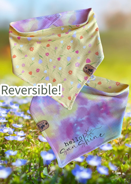 Hello Sunshine - Reversible Dog Bandana