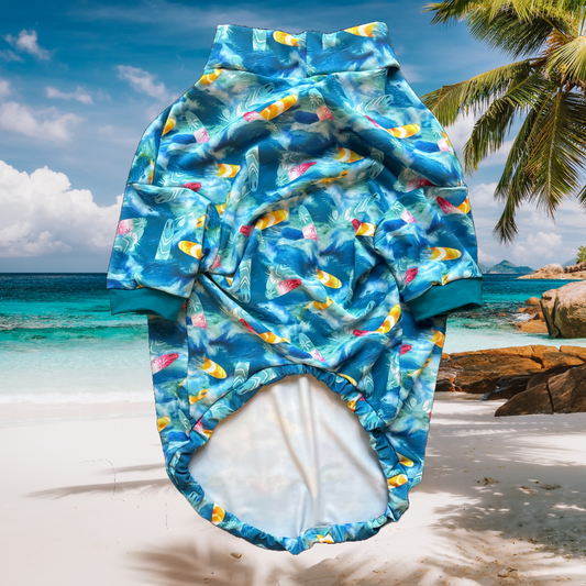 Catch a wave  - UV50 Sun Protective Longsleeve - Size XL - Ready to Ship