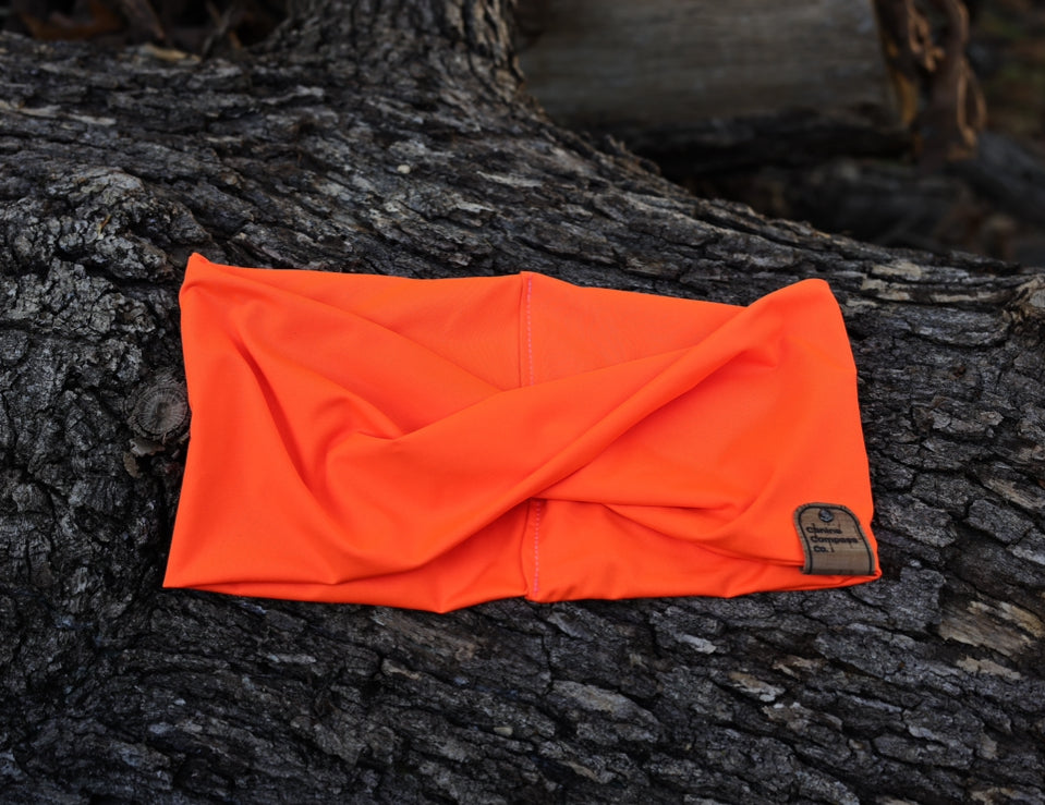 Hi-Vis Hiking Safety - Orange - Minimalist Wrap - Canine Compass Co