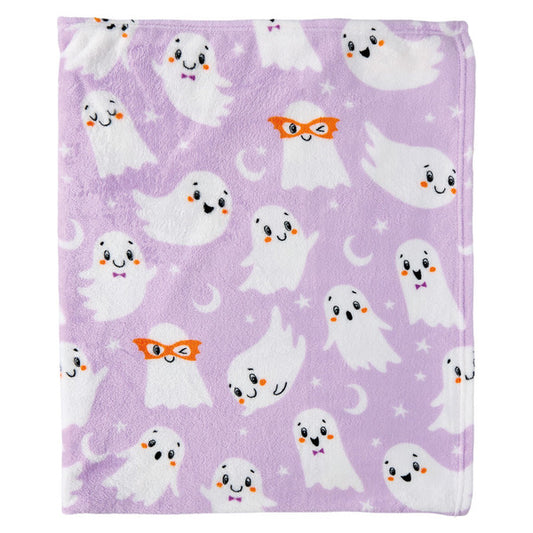 Midnight Boos - Plush Halloween 50 x 60 Throw