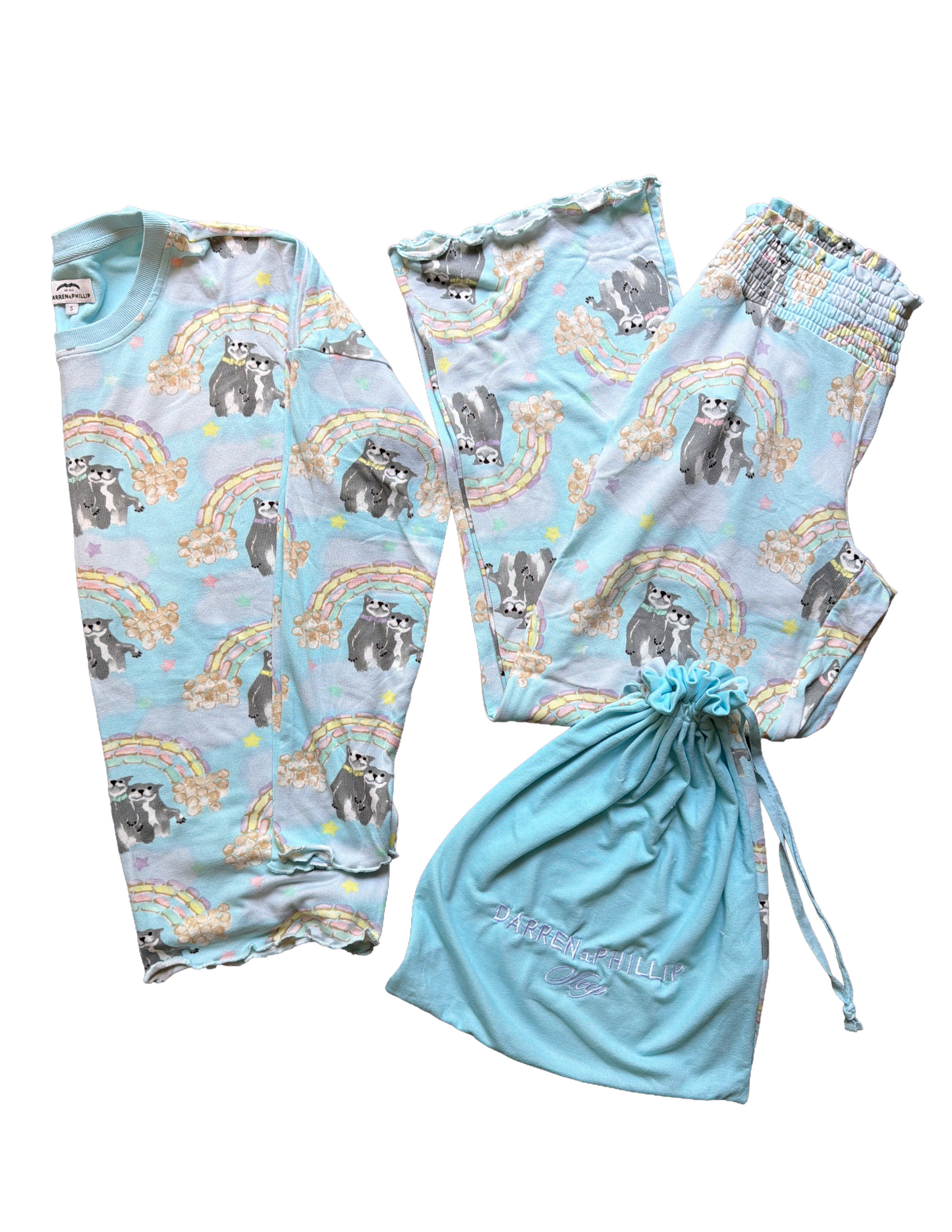Darren and Phillip - Rainbow Dreams Women’s Pajama Set - Small 4/6