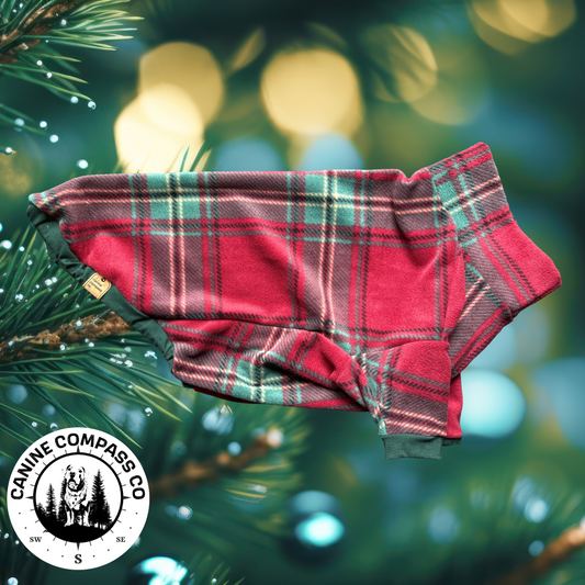 Classic Christmas - Fleece Dog Sweatshirt - Canine Compass Co