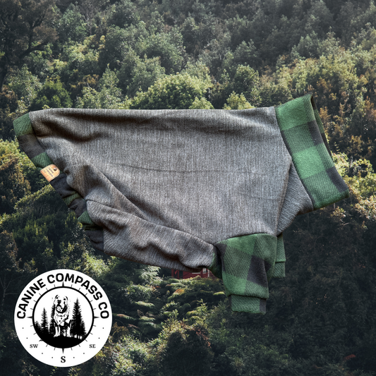 ❄️Wanderlust - Fleece Dog Sweatshirt - Canine Compass Co