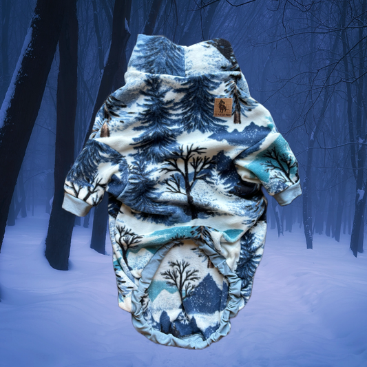 Snowfall - Fleece Dog Sweatshirt