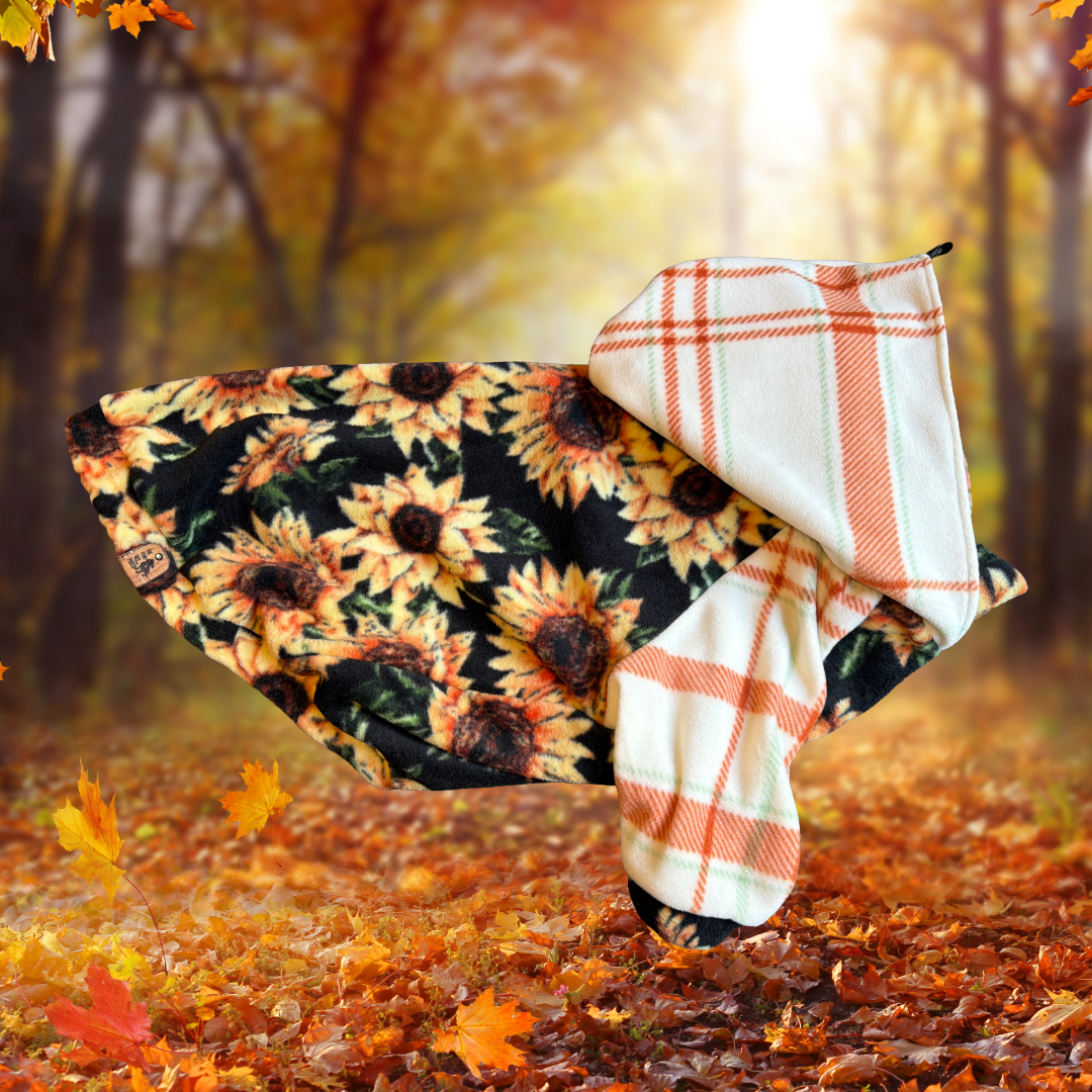 Sunflower Autumn - Fleece Dog Sweatshirt