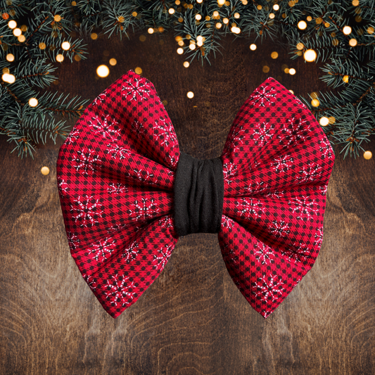 Let it snow - Chunky Bow Tie