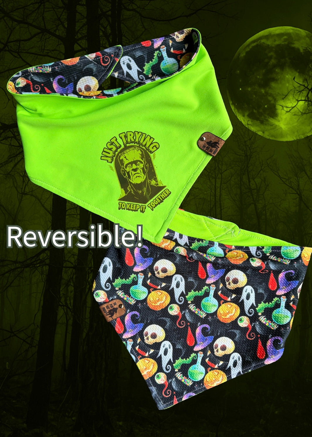 Just trying to keep it together - Reversible Bandana