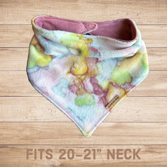 Upcycle Bin - Fleece Bandana -  Fits 20-21" Neck