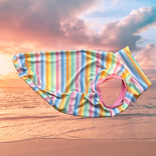Beach Umbrella  - UV50 Sun Protective Tee - LARGE - Ready to Ship