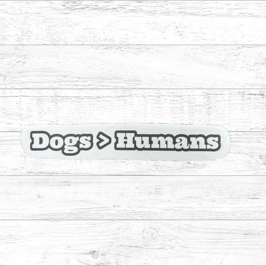 Dogs>People - Sublimated Neoprene Patch