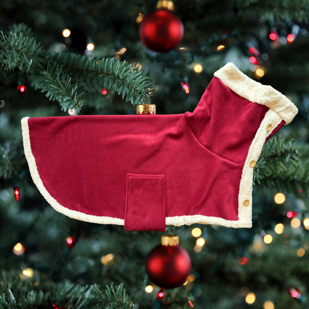 Santa’s Overcoat - High Density Fleece Dog Coat