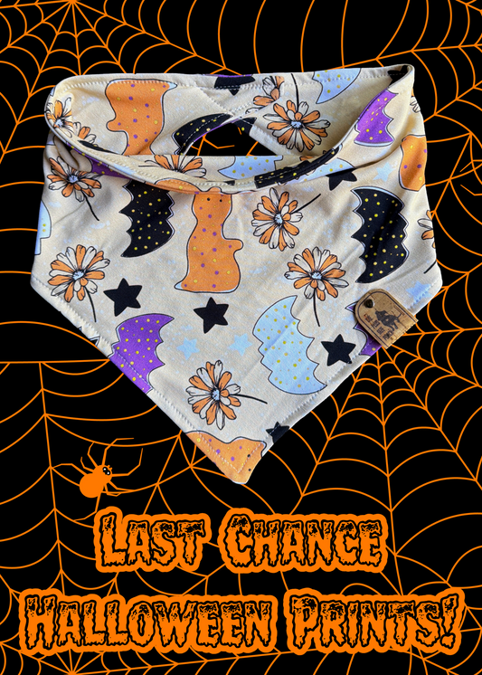 $5 Last Chance Halloween - Reversible Dog Bandana