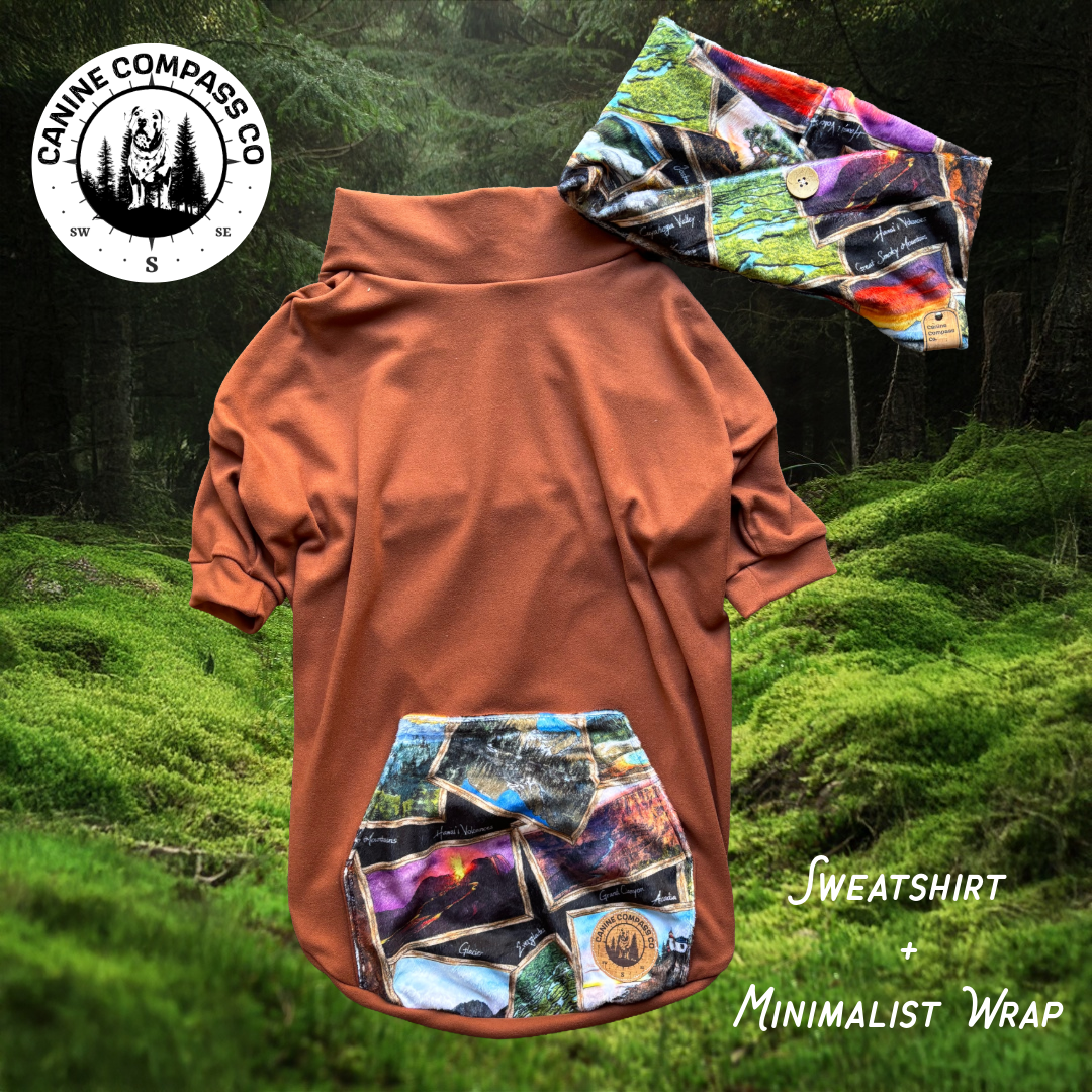 Protect Our Parks - Dreamy Soft Longsleeve Shirt + Minimalist Wrap - Canine Compass Co.