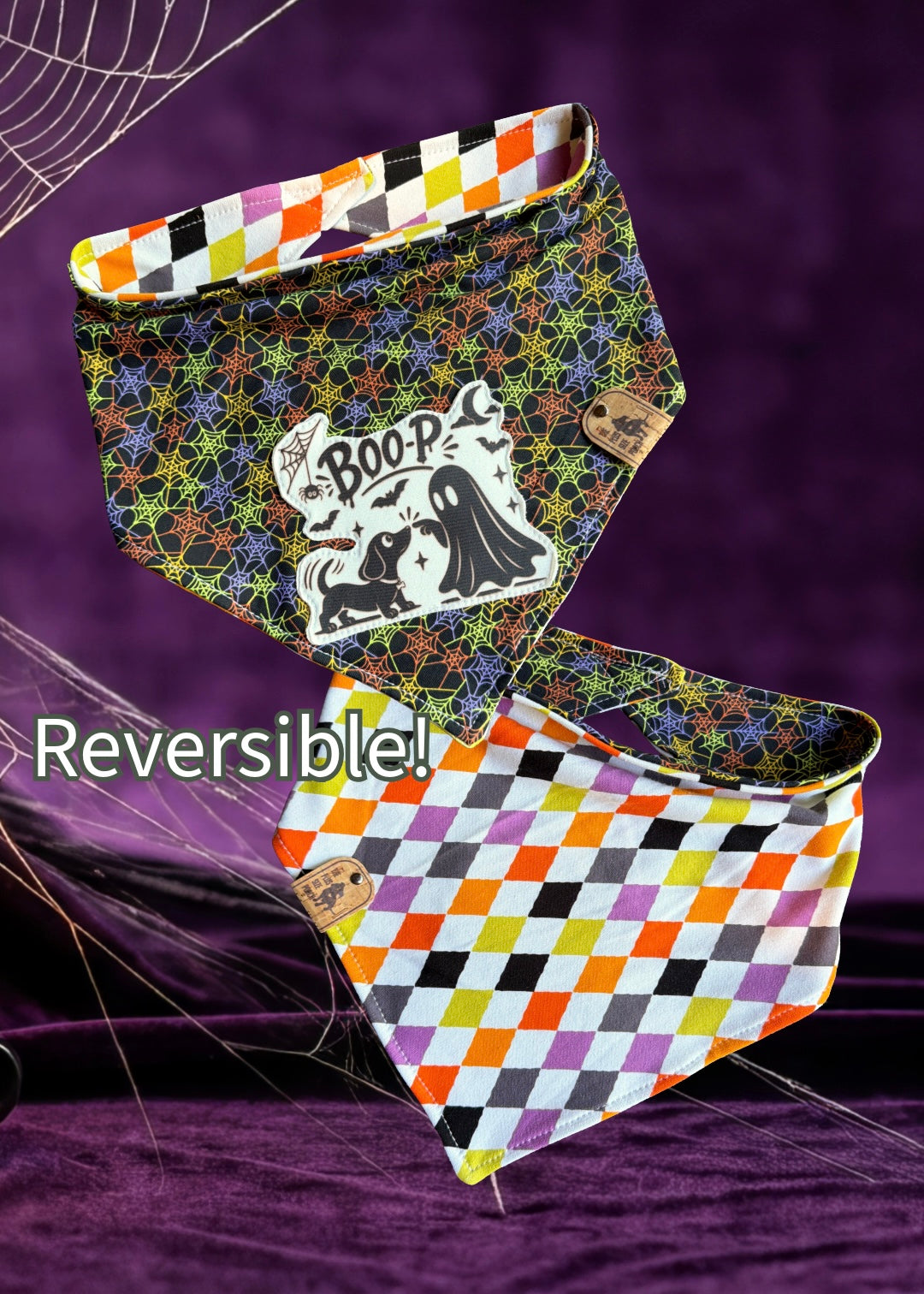 Boo-p the snoot  - Reversible Bandana
