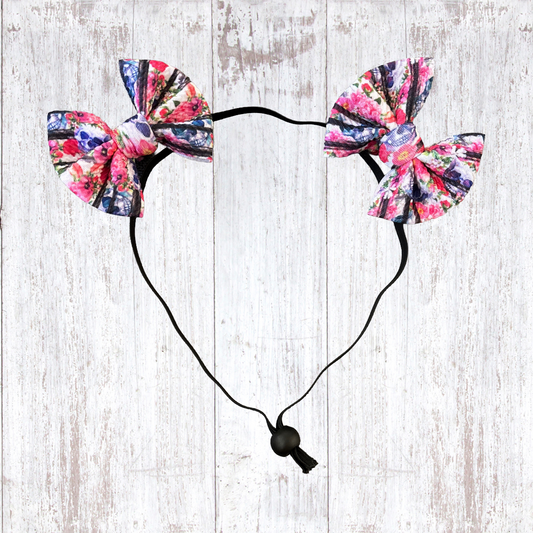 Skull Bouquet -  Double Bow