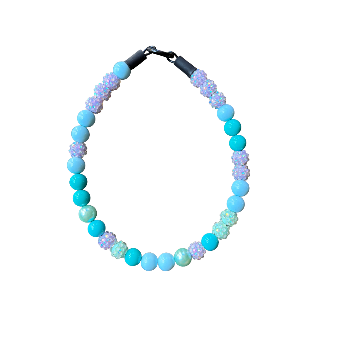 Small bead (1/2”) Beaded Collar 15”