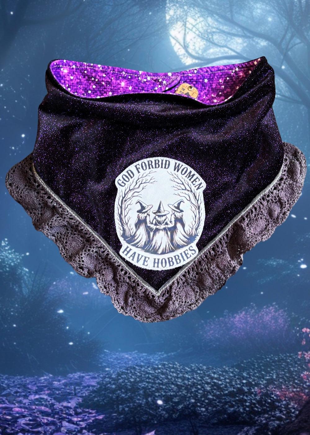 God forbid women have hobbies - Reversible Dog Bandana
