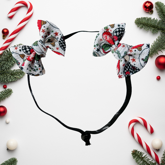 Retro Christmas  -  Double Bow