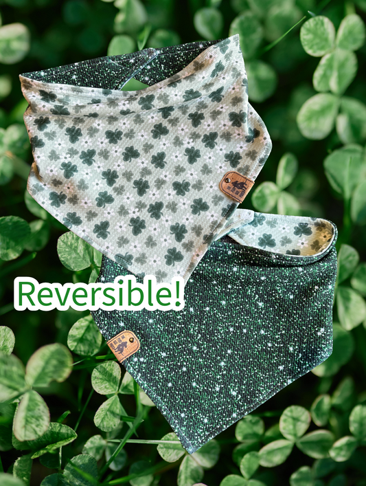 Fields of clover - Reversible Dog Bandana