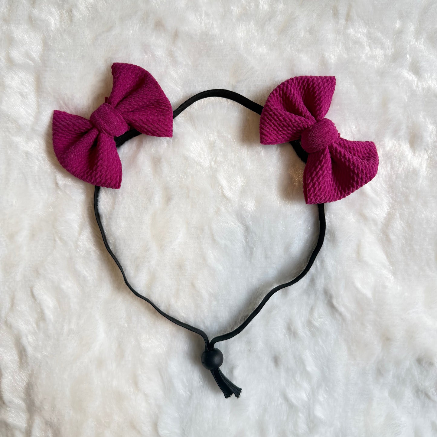 Magenta -  Double Bow