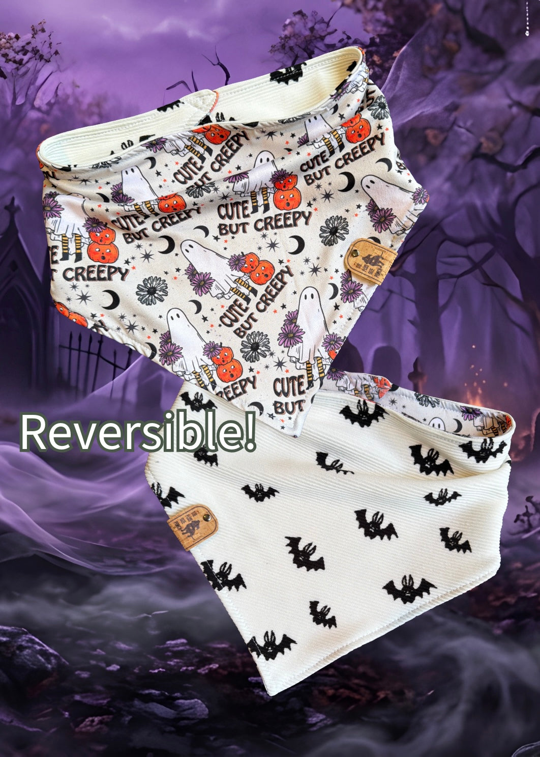 Cute but Spooky - Reversible Bandana - LIMITED SIZES