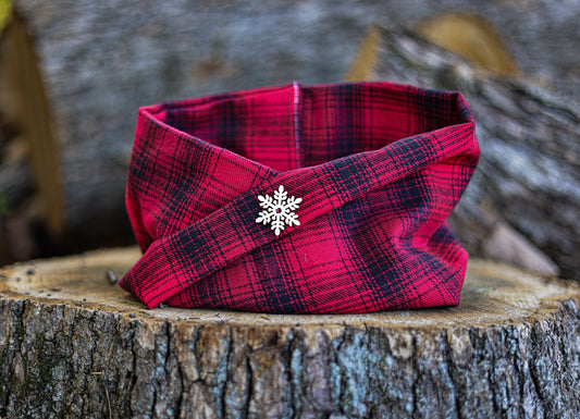 Alpine Winter - Flannel Minimalist Wrap - Canine Compass Co