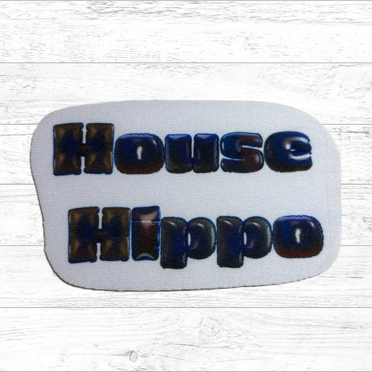 House Hippo - Sublimated Neoprene Patch