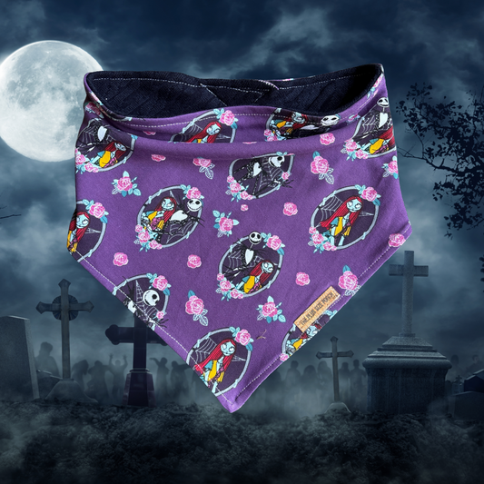 Jack and Sally - Halloween Bandana