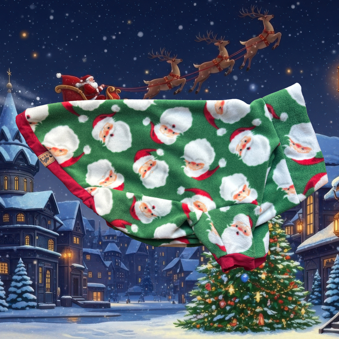 Santa! I know him!  - Fleece Dog Sweatshirt