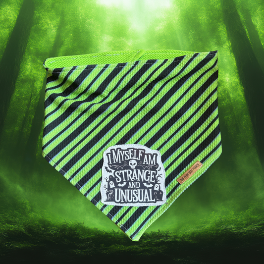 I myself am strange and unsual - Halloween Bandana