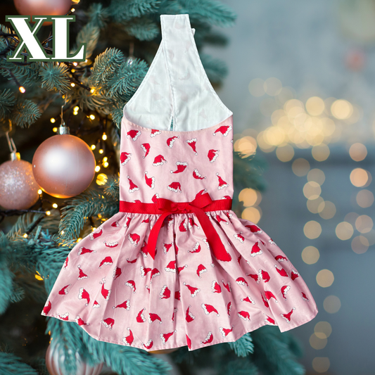 Deer Santa -  XL - Dog Dress