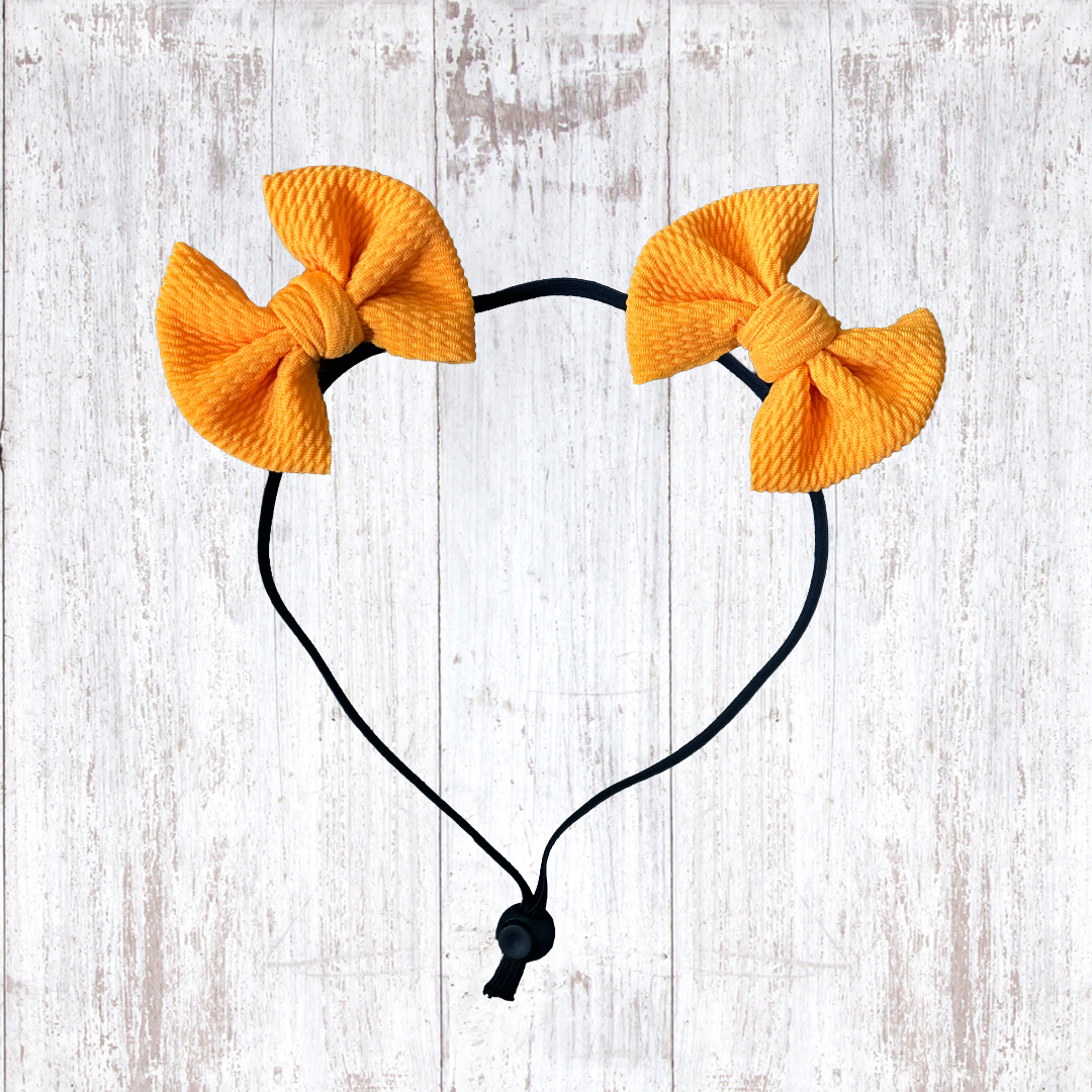 Halloween Orange - Double Bow