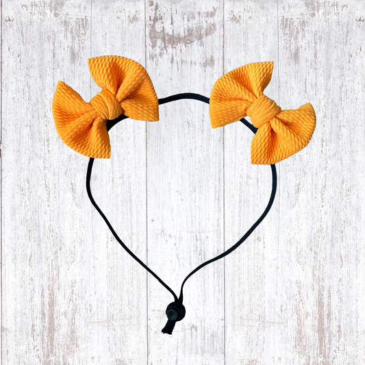 Halloween Orange - Double Bow