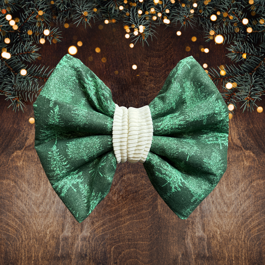 Oh Christmas Tree - Chunky Bow Tie