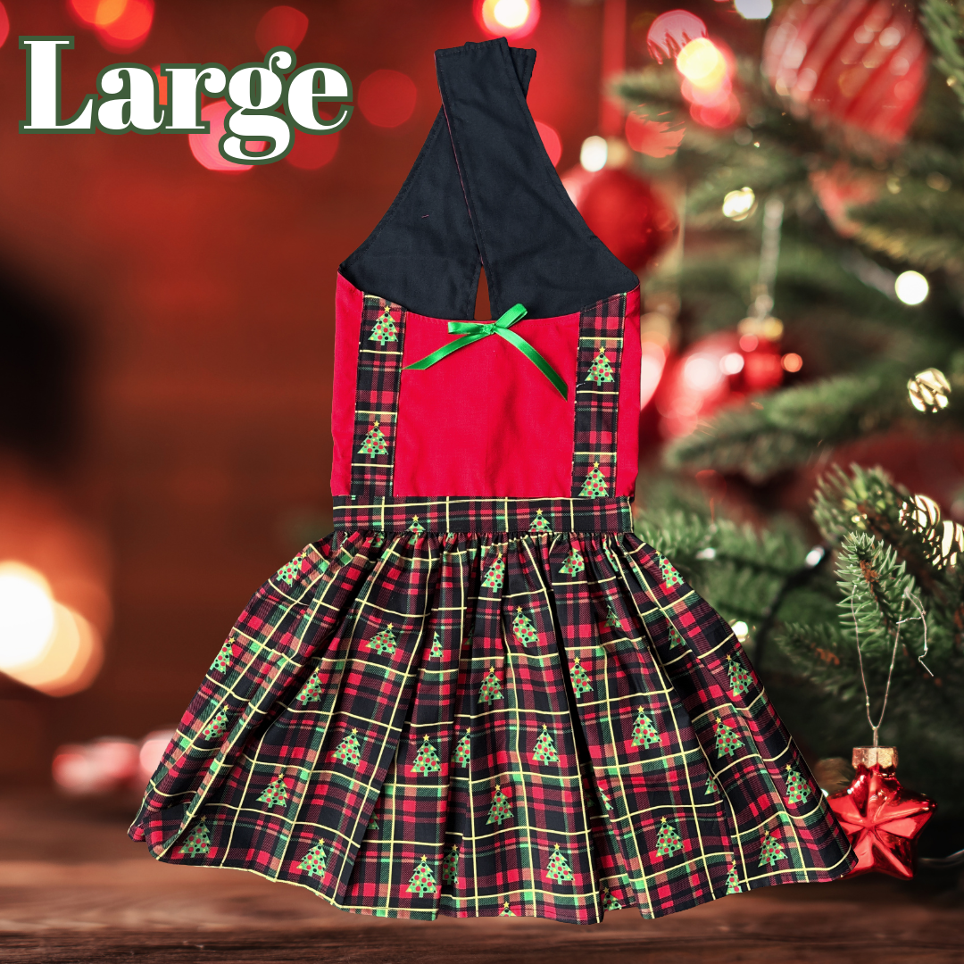 Deck the halls -  LARGE - Dog Dress